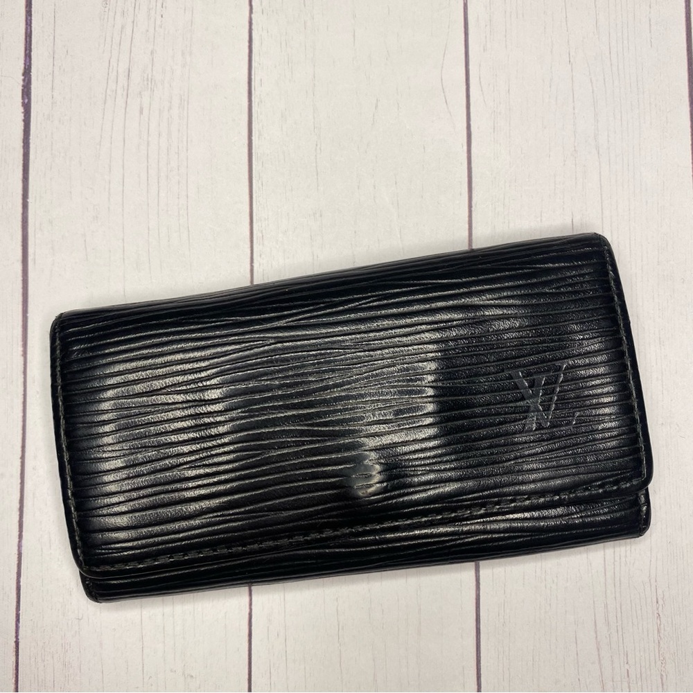 Black Louis Vuitton Epi Key Holder